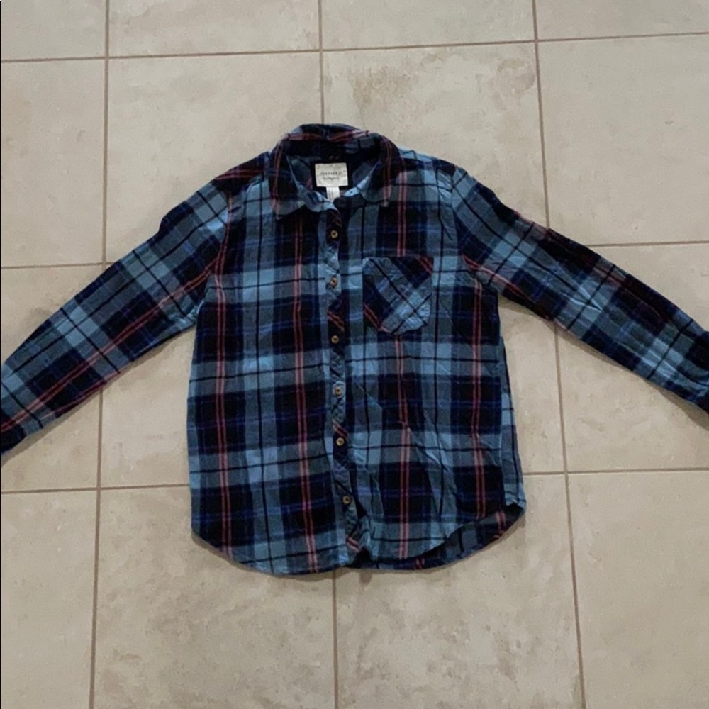 Plaid long sleeve